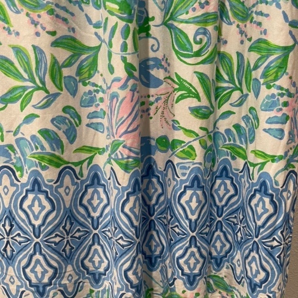 NWOT LILLY PULITZER Kailua Smocked Maxi Dress M L XL - Picture 4 of 5